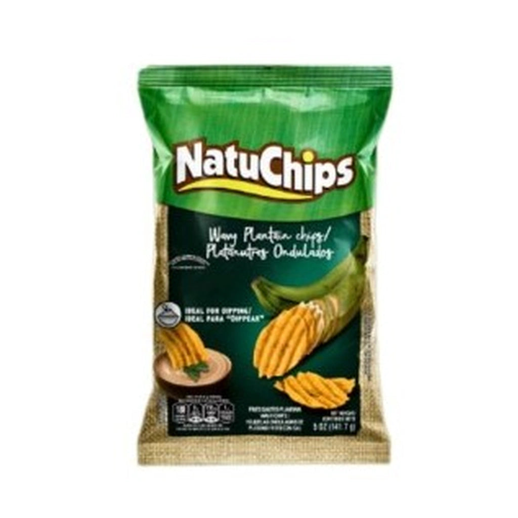 Natuchips Wavy Plantain Chips 142G