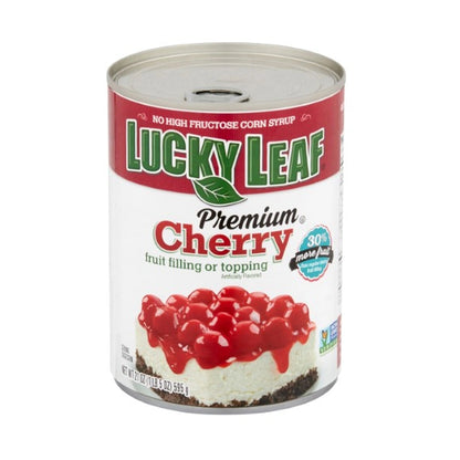 Lucky Leaf Cherry Fruit Filling 21Oz
