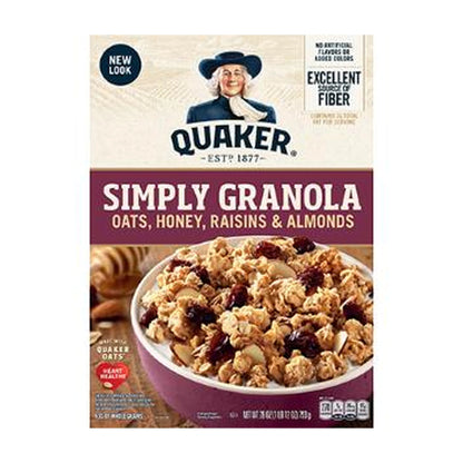 Quaker Granola Simply Granola Raisins 24