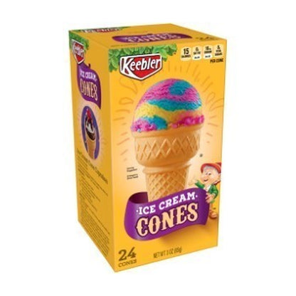 Keebler Vanilla Cones 24Ct