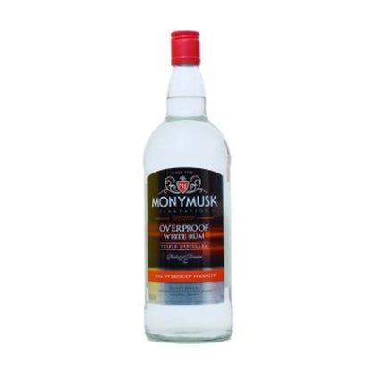 Monymusk White Overproof Rum 750Ml