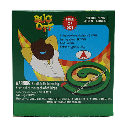 Bug Off Mosquito Coils