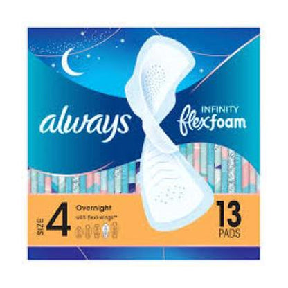 Always Infinity Overnight Size 4 13Ct