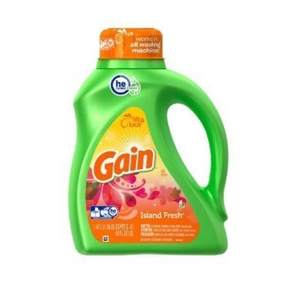 Gain He 2X Island Fresh Liquid 46Oz