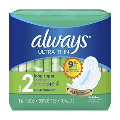 Always Ultra Long Super With Wings Pads