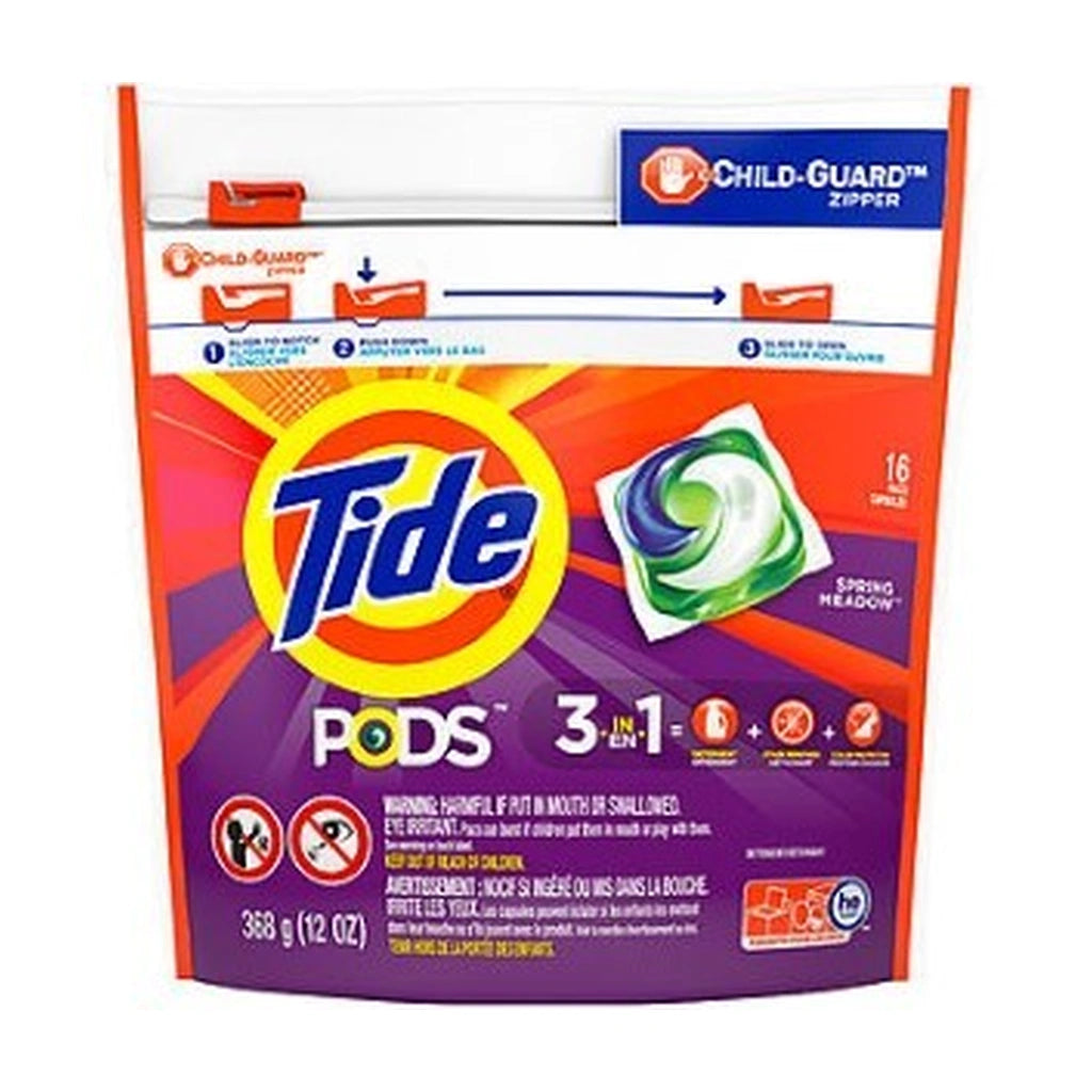 Tide He Liquid Pods Spring Meadow 16Ct