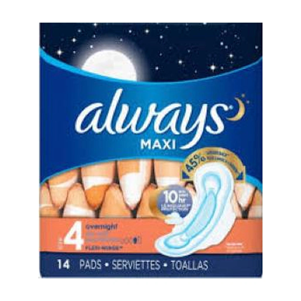 Always Overnight Max With Wings 14Ct
