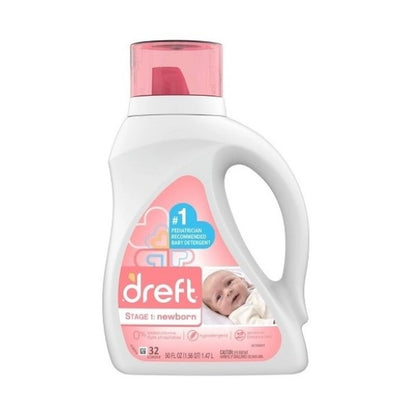 Dreft He Newborn Liquid Laundry 46Oz