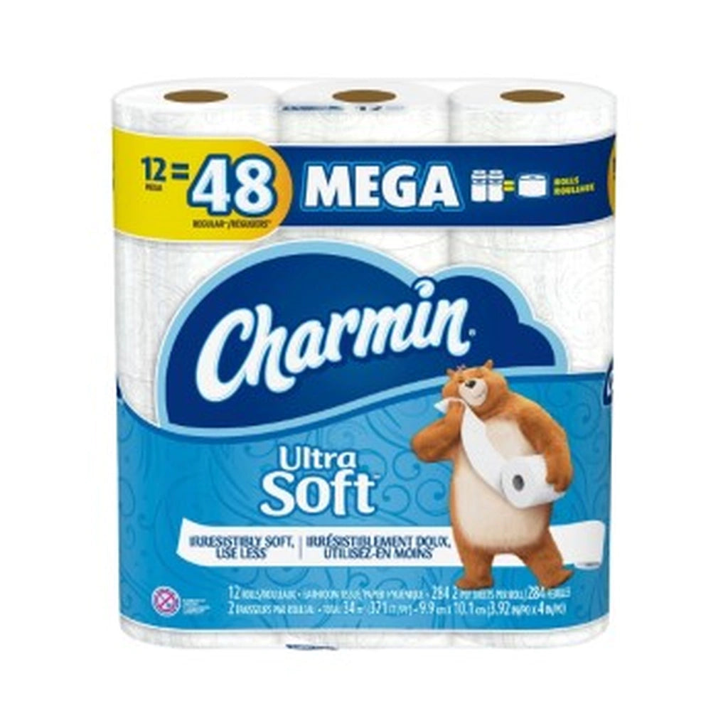 Charmin Ultra Soft Mega Tissue 12Ct
