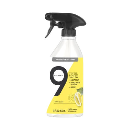 9 Element Lemon Bathroom Cleaner 18Oz