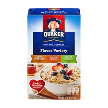 Quaker Instant Oatmeal Variety 15Oz