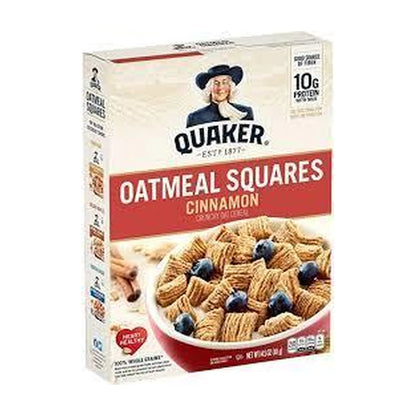 Quaker Oatmeal Sqrs Cinn 14.5Oz