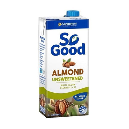 So Good Almond Unsweetened 1Lt