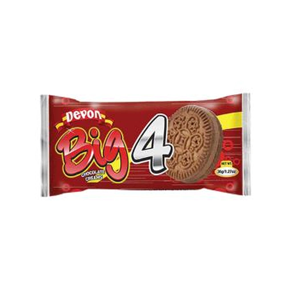 Devon Big 4 Chocolate Biscuits 34G