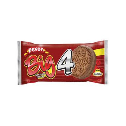 Devon Big 4 Chocolate Biscuits 34G