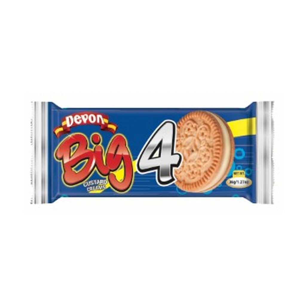 Devon Big 4 Sandwich Custard Cookies 34G