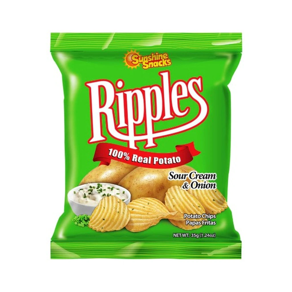 Ripples Potato Chips Sour Cream & Onion