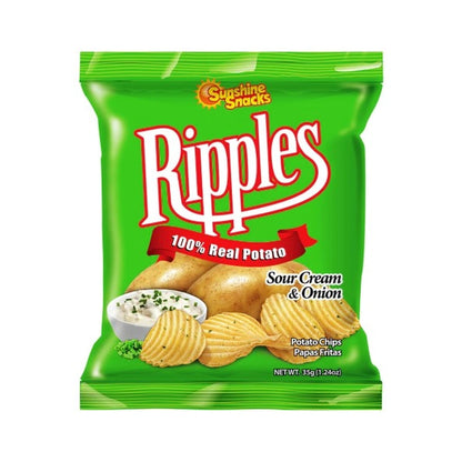 Ripples Potato Chips Sour Cream & Onion