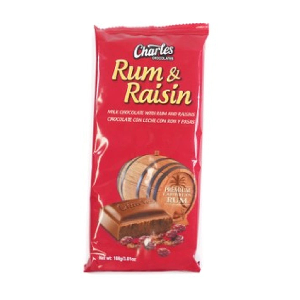 Charles Rum & Raisin Chocolate 108G