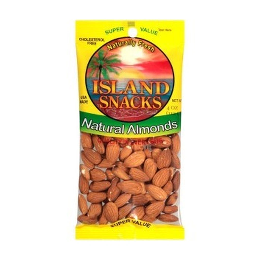 Island Snacks Toasted Almonds 4Oz