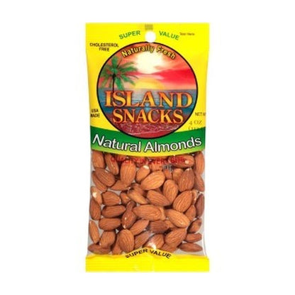 Island Snacks Toasted Almonds 4Oz