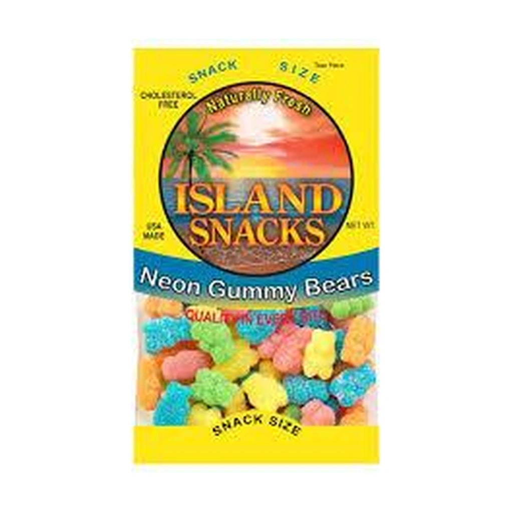 Island Snacks Gummy Bears 4Oz