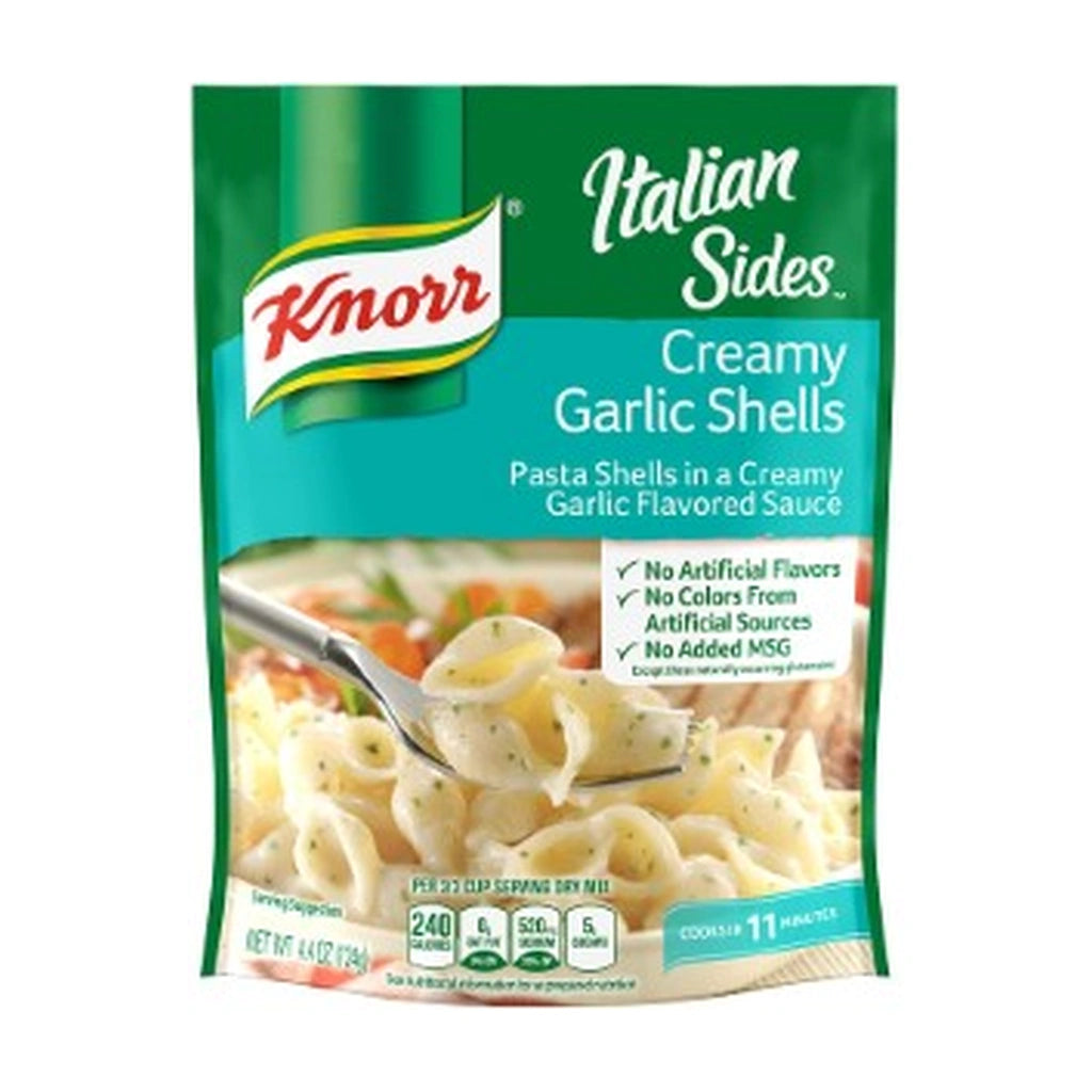 Creamy Garlic Shells