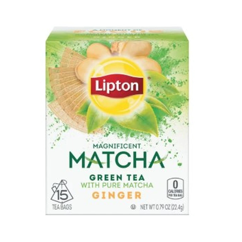Lipton Matcha Green Tea Ginger 15Ct