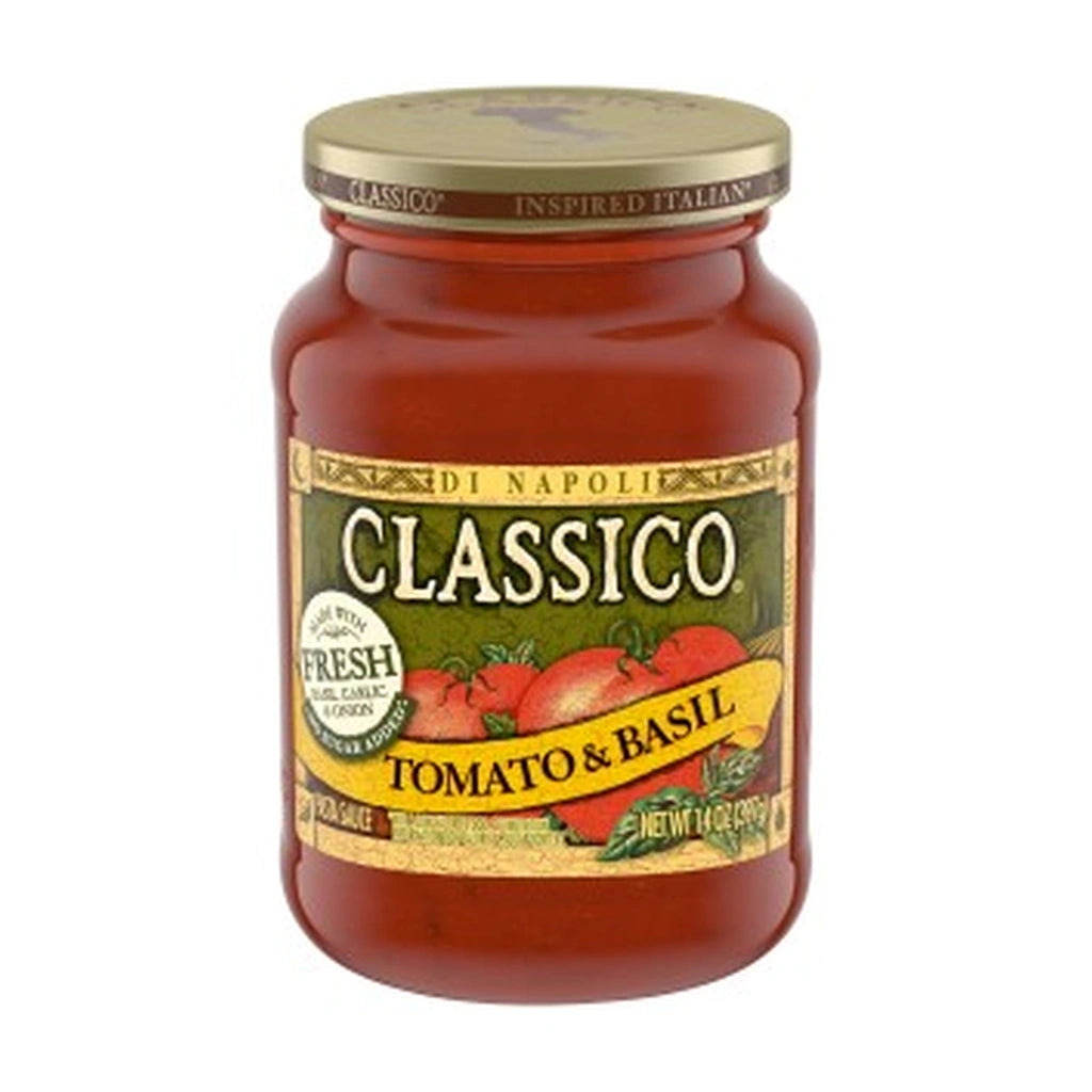 Classico Tom & Basil Pasta Sce 14Oz