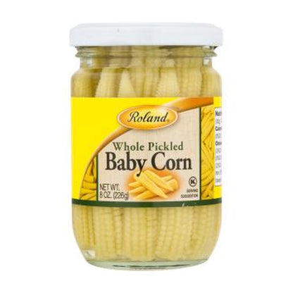 Roland Pickled Baby Corn 8Oz