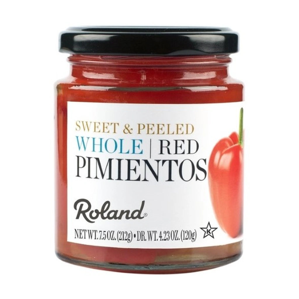 Roland Whole Red Pimento Jars 7.5Oz
