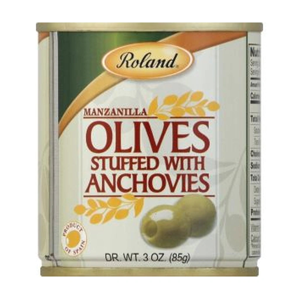 Roland Olive Stuff With Anchovy 3Oz