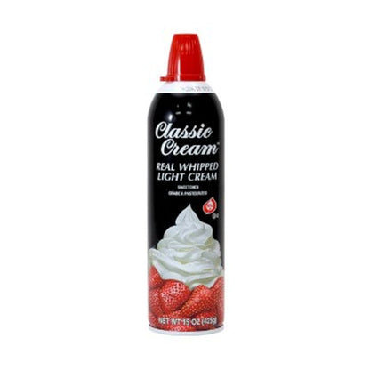 Classic Cream Real Whipped Light Crm 15Z