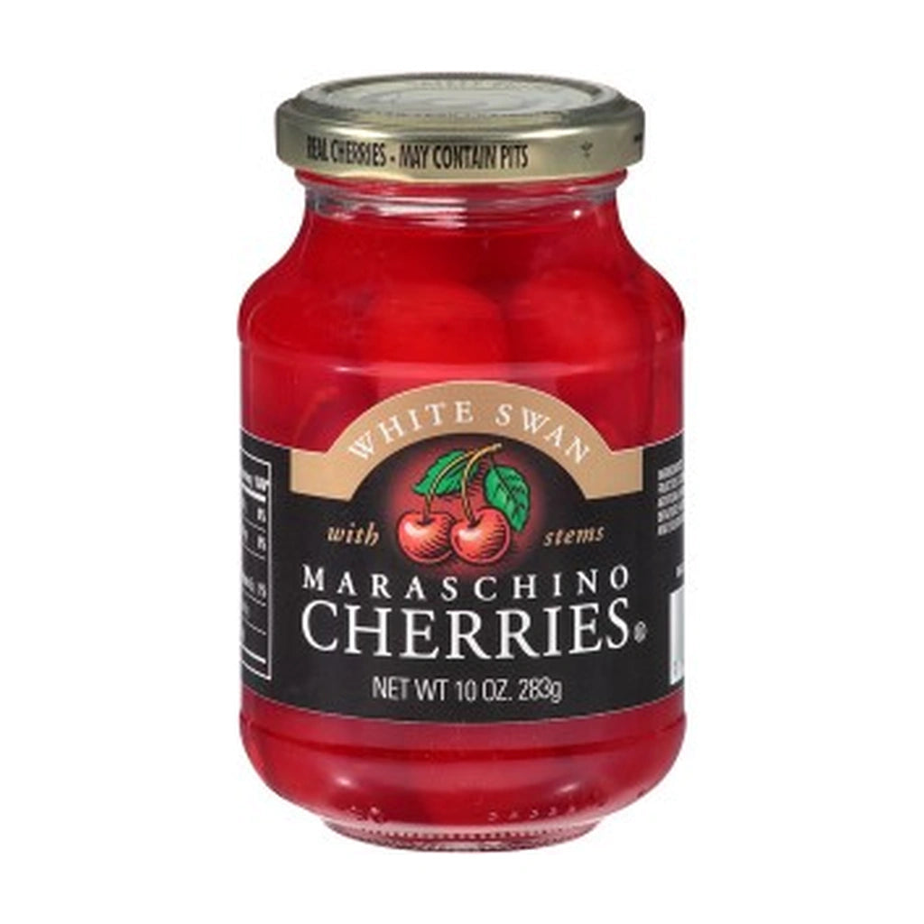 White Swan Maraschno Cherries Stem 283G
