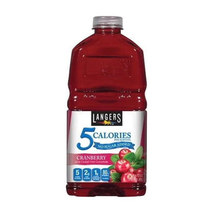 Langers 5 Calories Cranberry Grape 1.89L