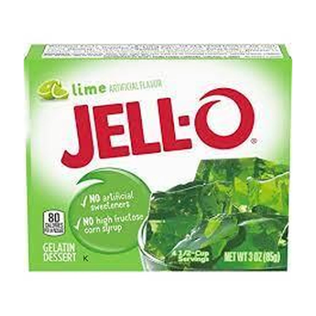 Jell-O Gelatin Dessert Lime 3Oz
