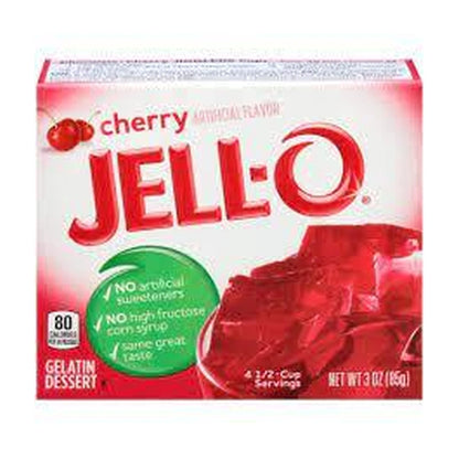 Jell-O Sugar Free Cherry 3Oz