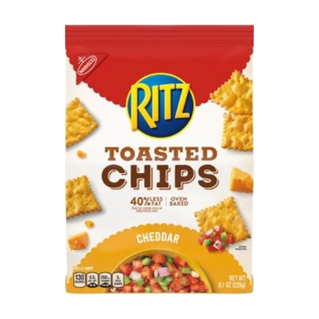 Nabisco Ritz Toasted Chips Cheddar 8.1Oz