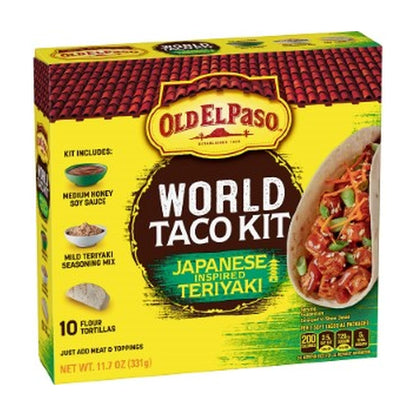 Old El Paso Japan Teriyaki Taco Kit 332G