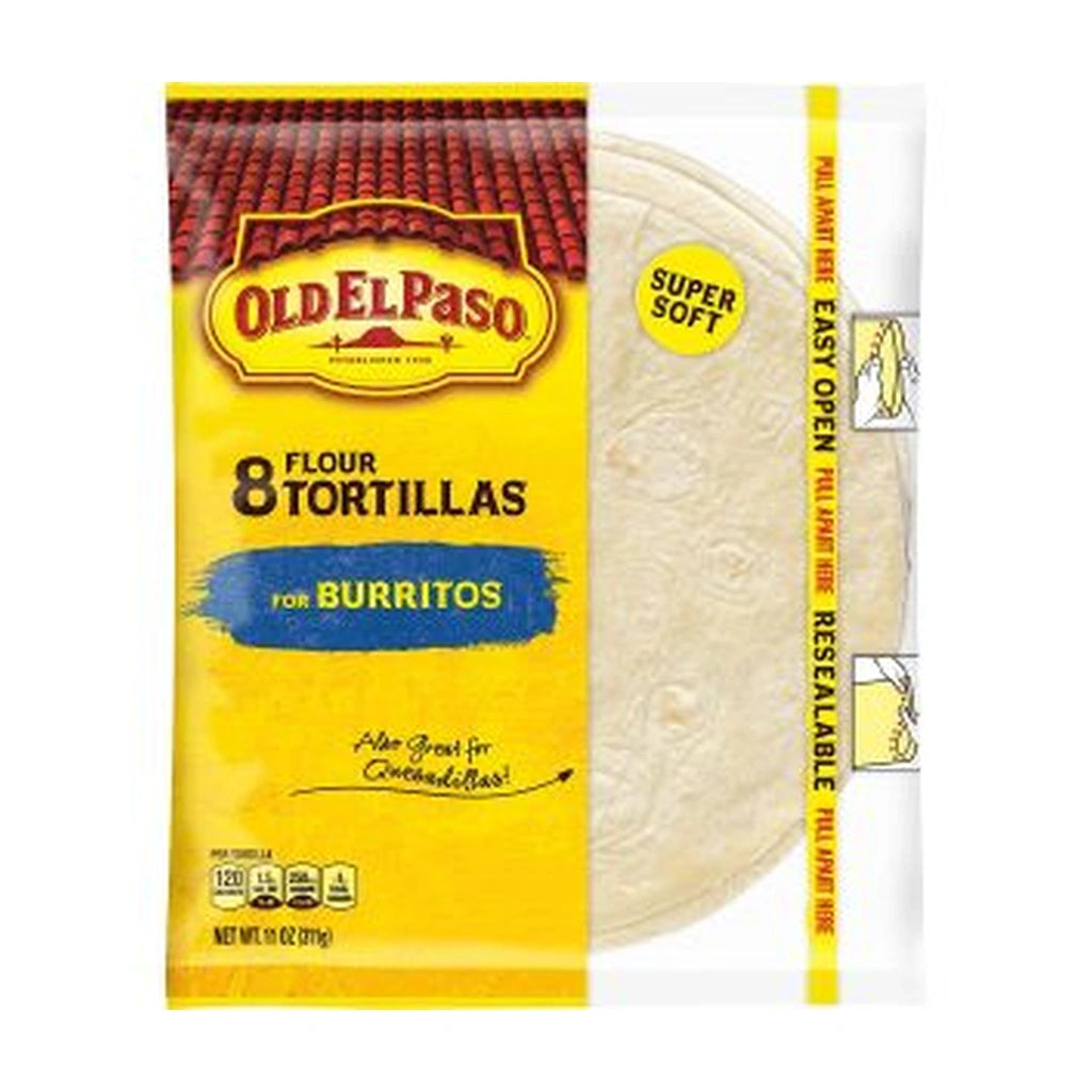 Old El Paso 8" Flour Tortilla 11Oz