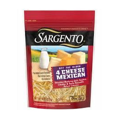 Sargento Mex 4 Ches Shrd 8Z