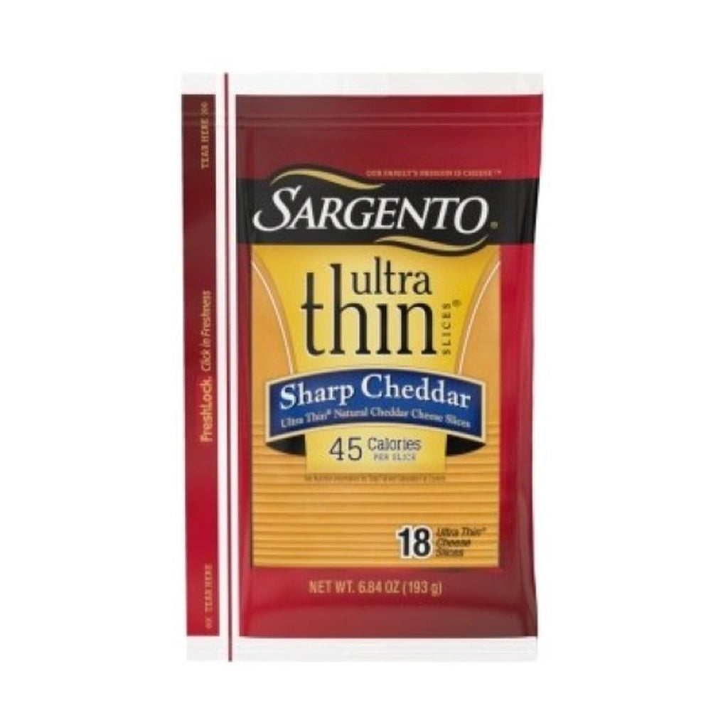 Sargento Sharp Cheddar Thin Slice 6.84Oz