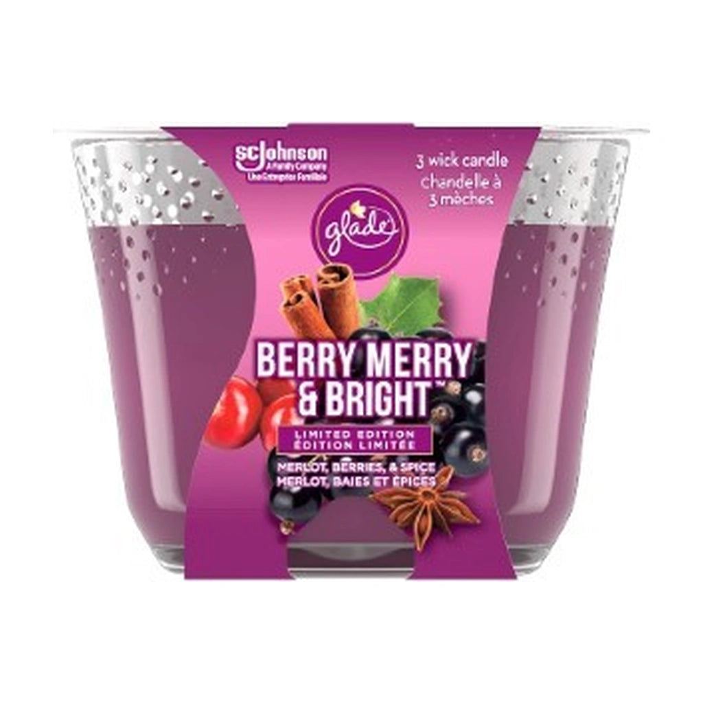 Glade Berry Merry & Bright Candle 96G