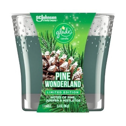 Glade Pine Wonderland Candle 96G