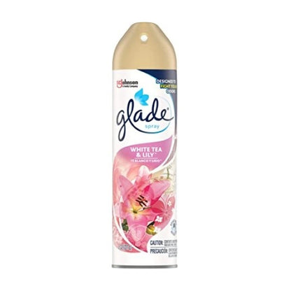 Glade Aerosol White Tea Lily 8Oz