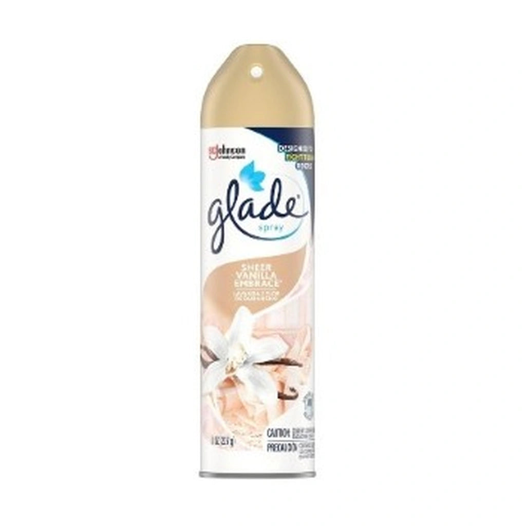 Glade Aerosol Sheer Vanilla 8Oz