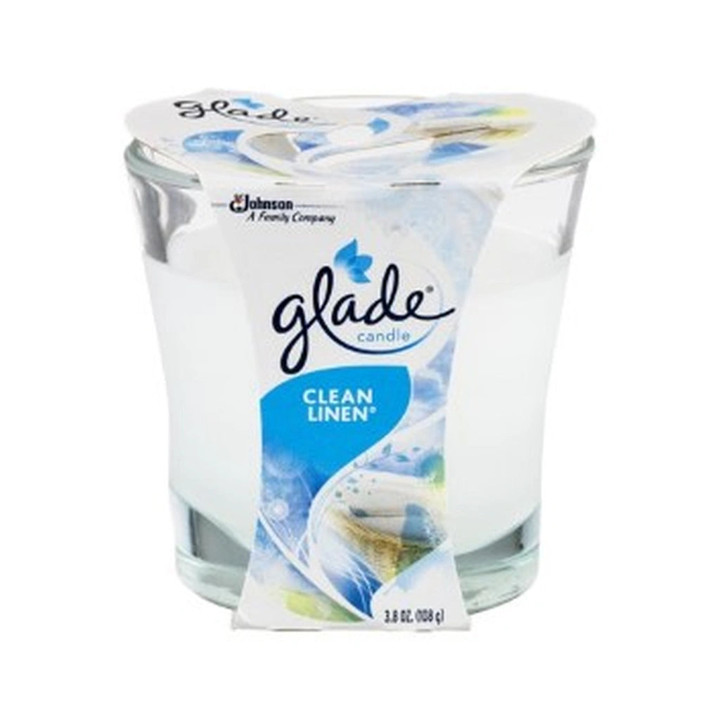 Glade Candle Clean Linen 3.8Z