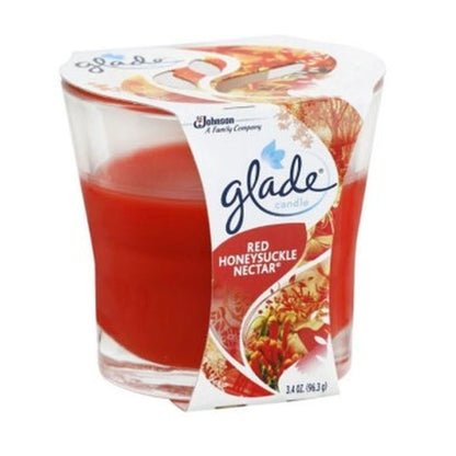 Glade Red Honey Suckle Candle 3.4Oz