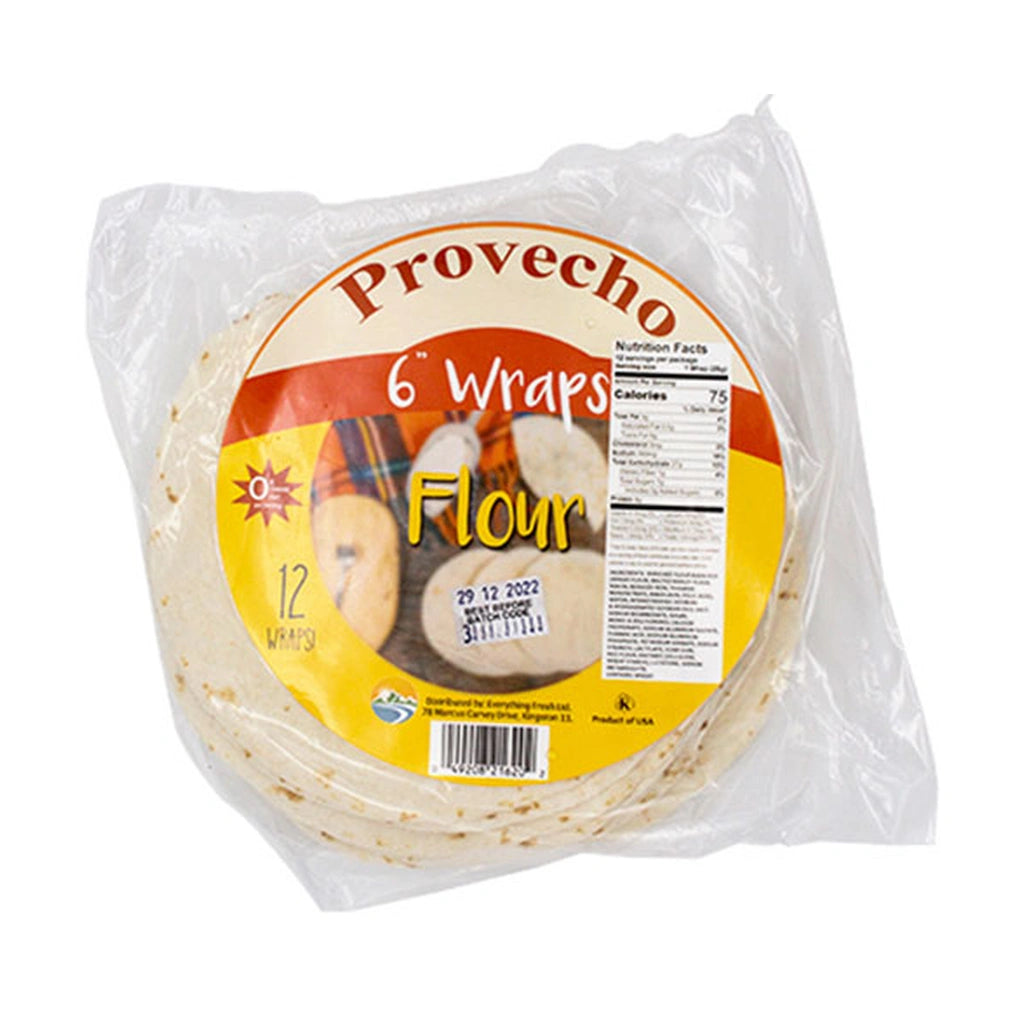Provecho Plain Wraps 6 Inches 12S