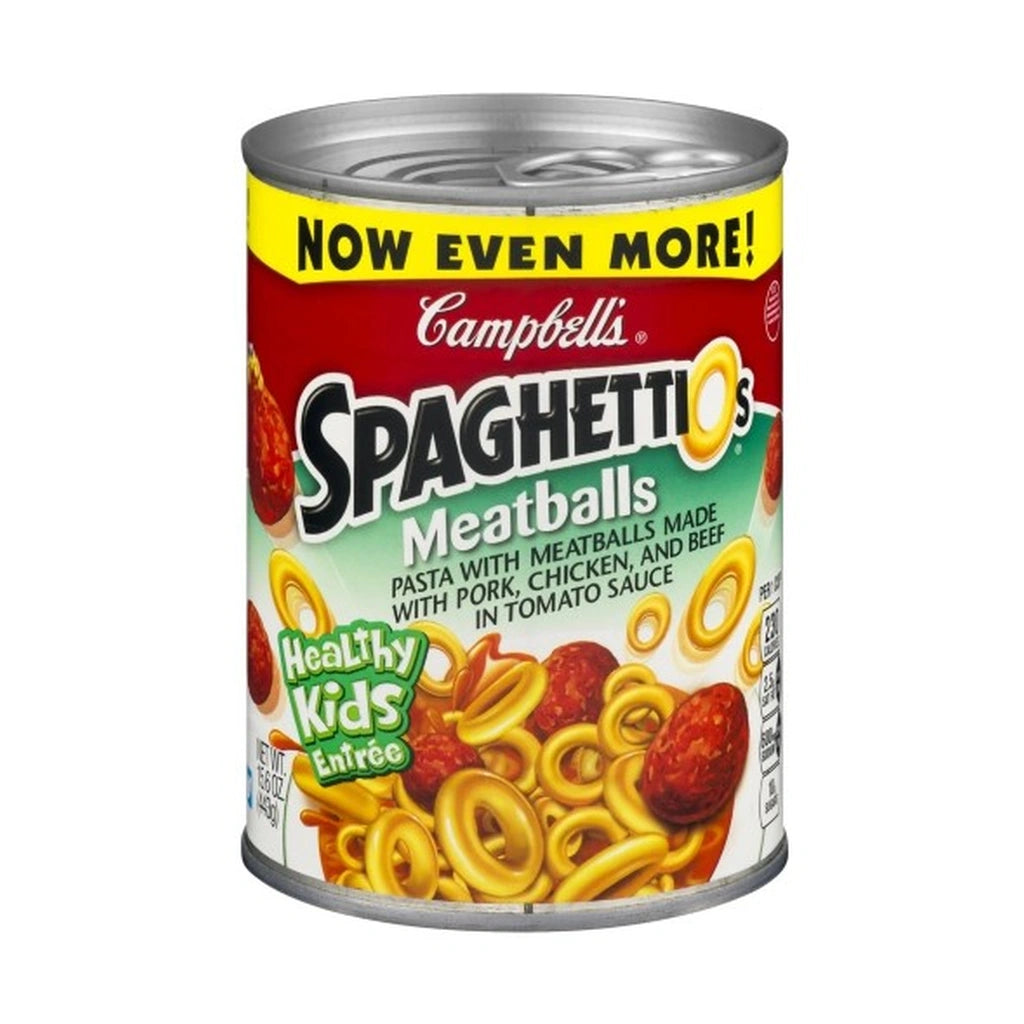 Campbell'S Spaghettios Meatballs 443G
